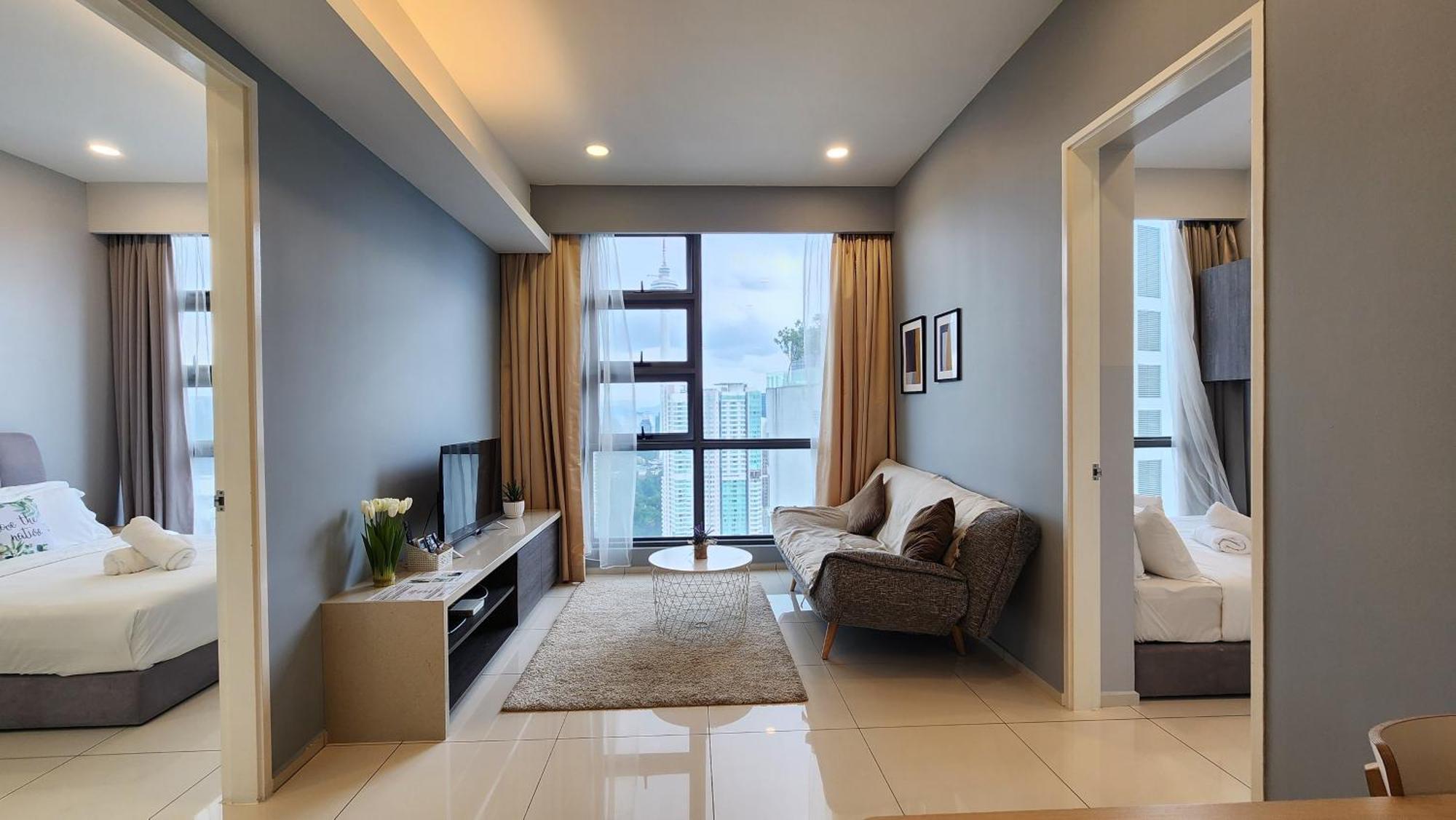 דירות קואלה לומפור Skyline View In Bukit Bintang The Robertson 42F מראה חיצוני תמונה